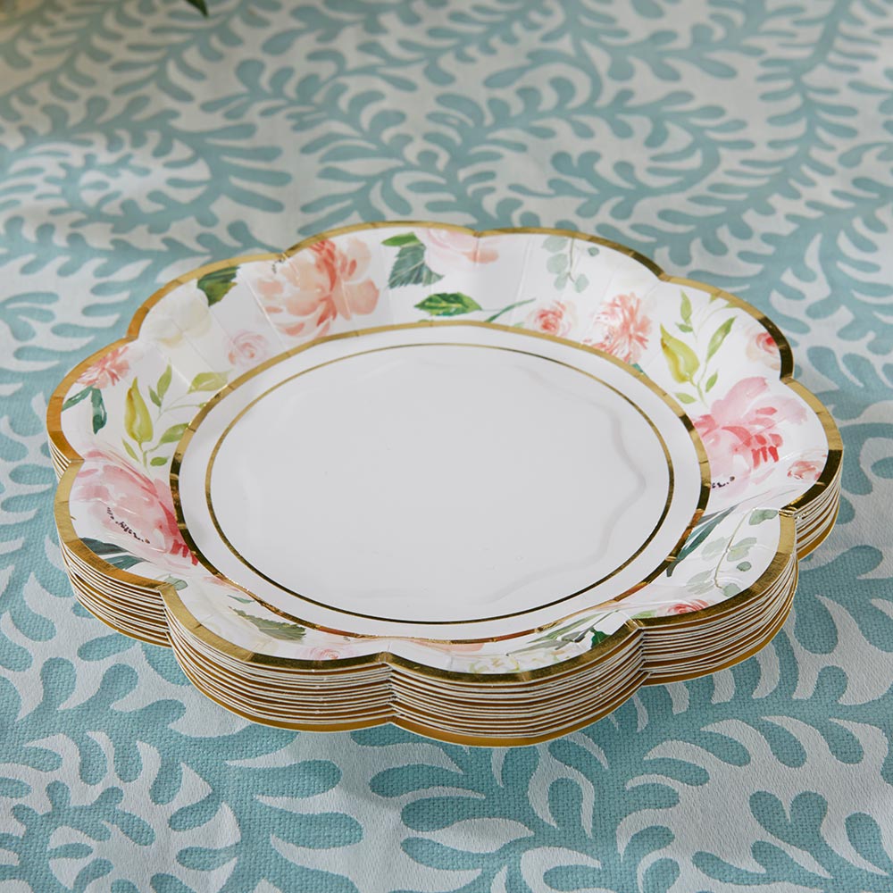 Floral 7 in. Paper Plates 12197