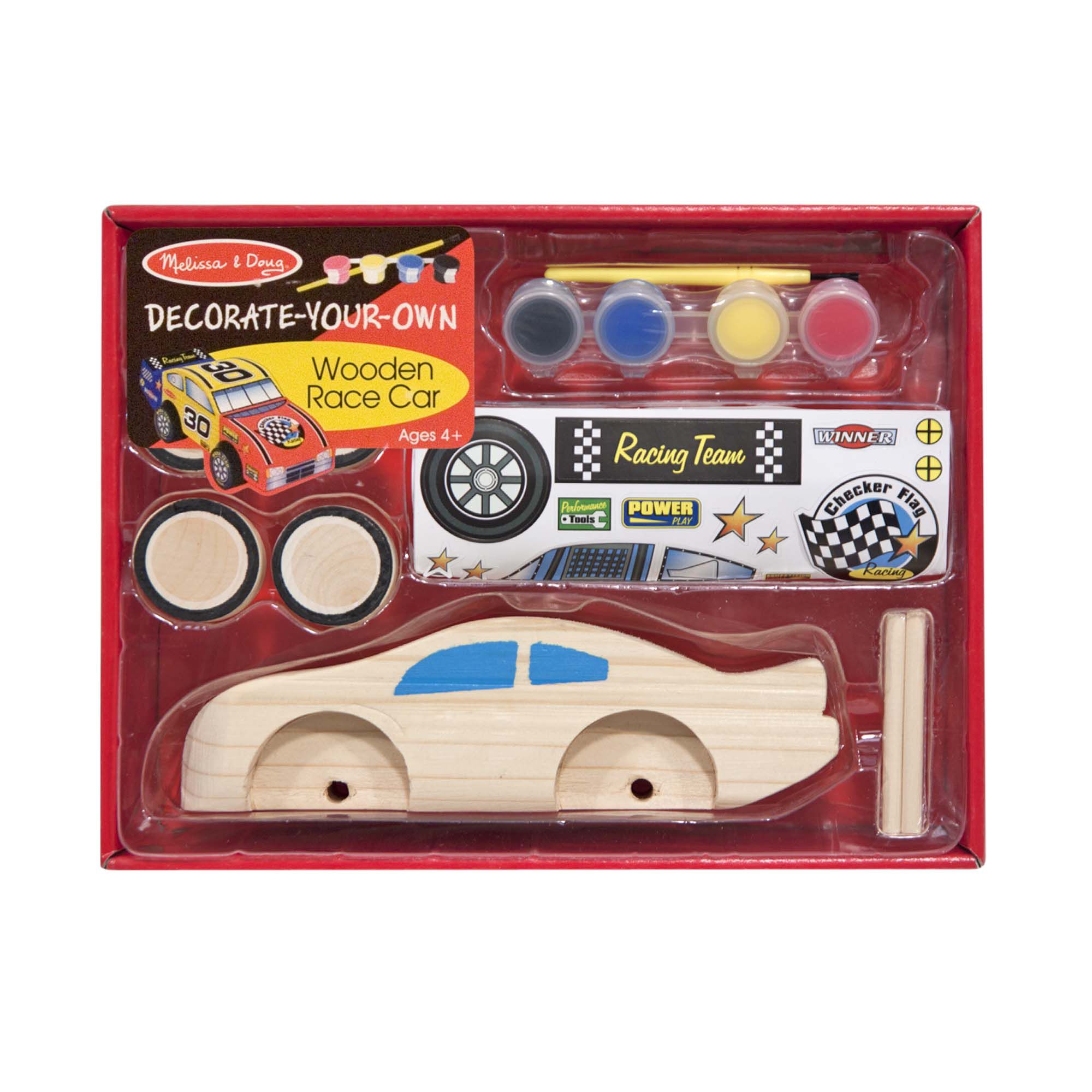 Decorate Your Own Wooden Race Car 12680