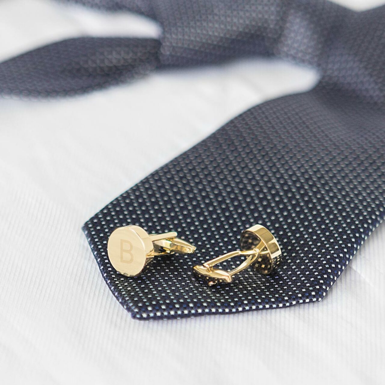 Personalized Round Cufflinks 1091
