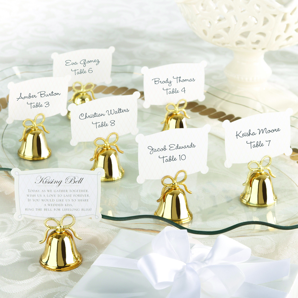 50 Gold Airplane Design Place Card Photo Holder Wedding Shower Gift Favors for sale online 