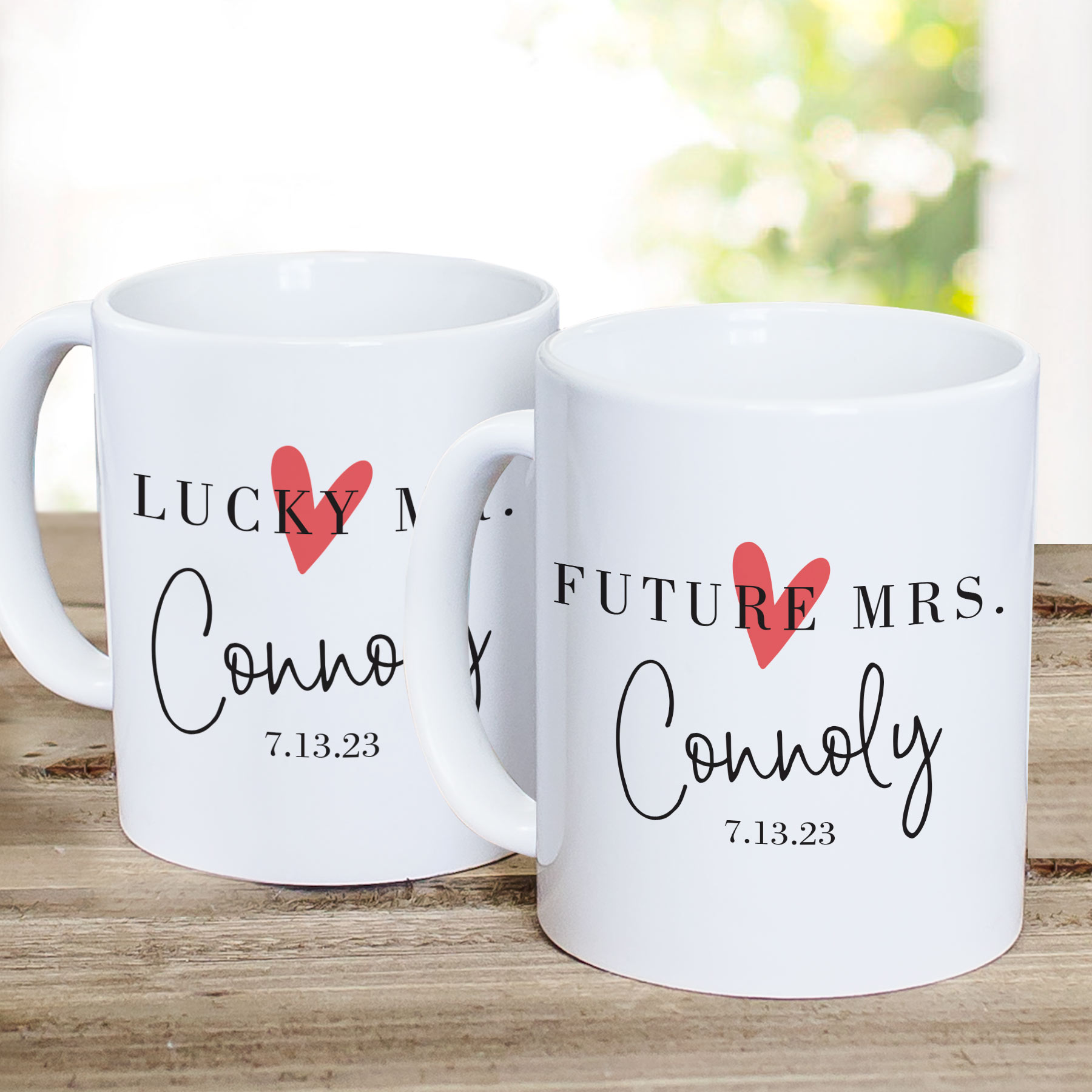 Personalized Wedding Mugs - Set of 2 20000x2
