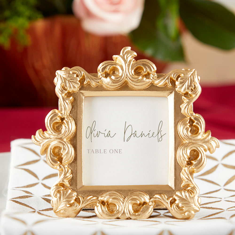 Baroque Place Card Holder/Frame - Gold KA-25158GD