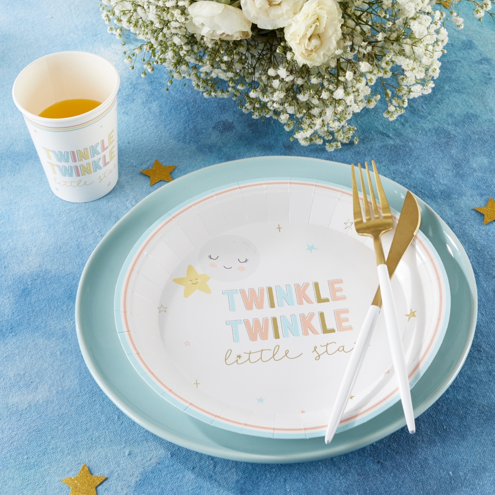 Twinkle Twinkle 9 in. Premium Paper Plates 12951