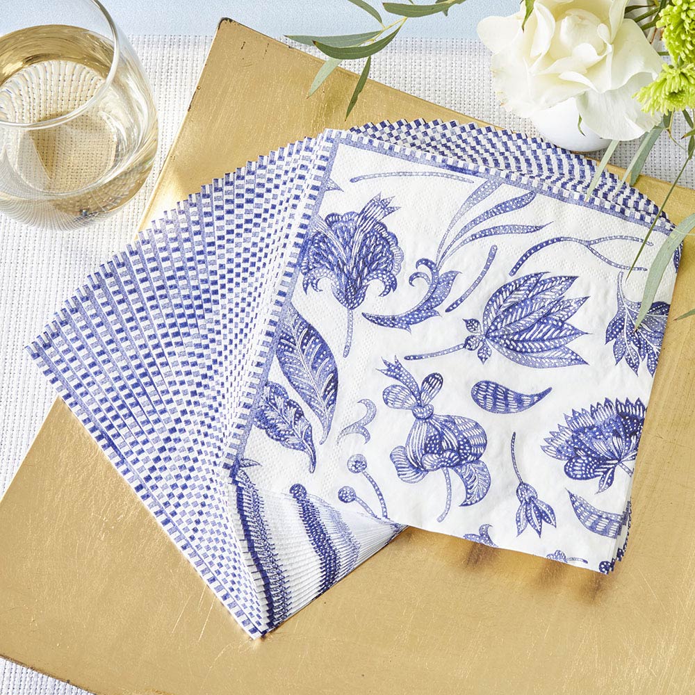 Blue Willow Cocktail Napkins 12622
