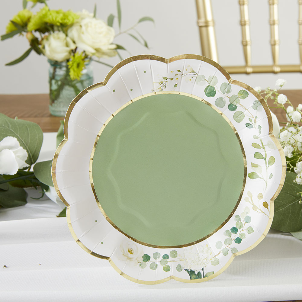 7 in. Botanical Garden Paper Plates 