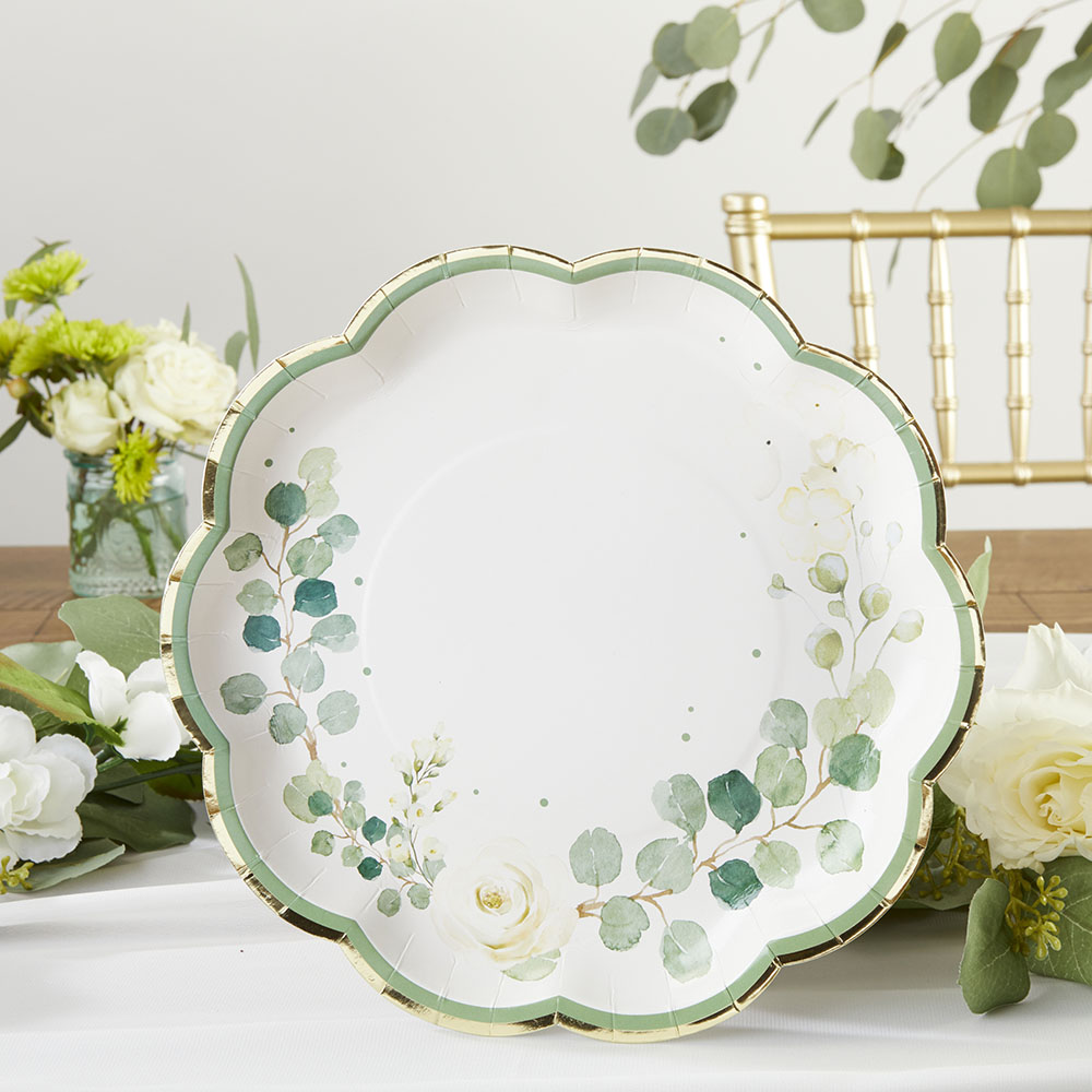 9 in. Botanical Garden Paper Plates 12638