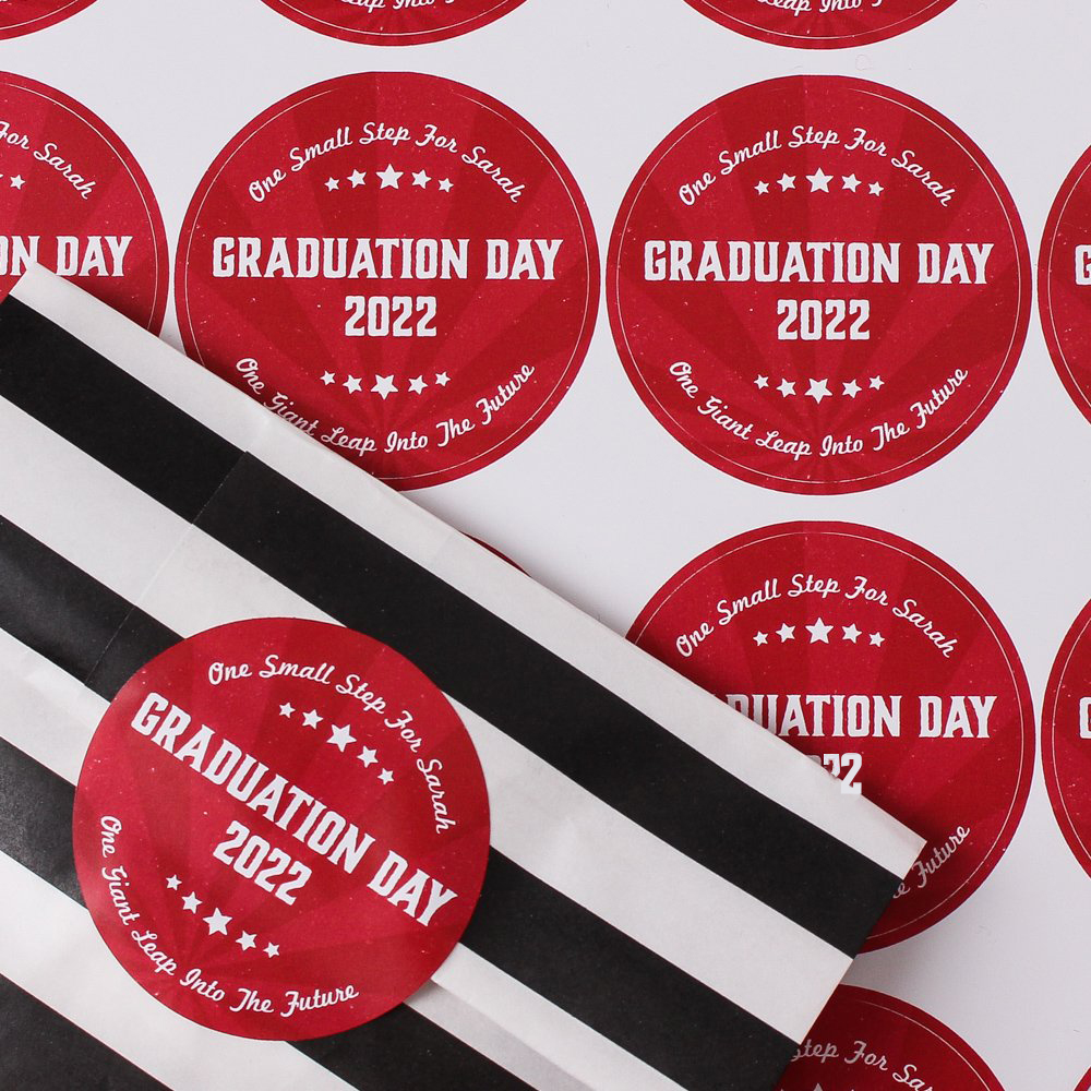 Personalized Round Party Labels 4058