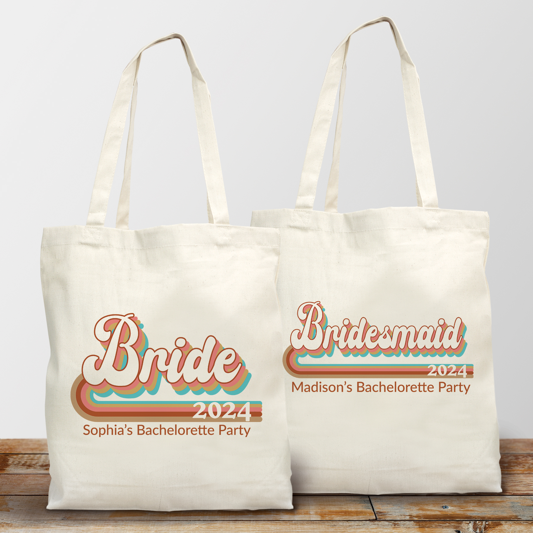 Personalized Last Disco Black Bachelorette Tote Bag 80002BK