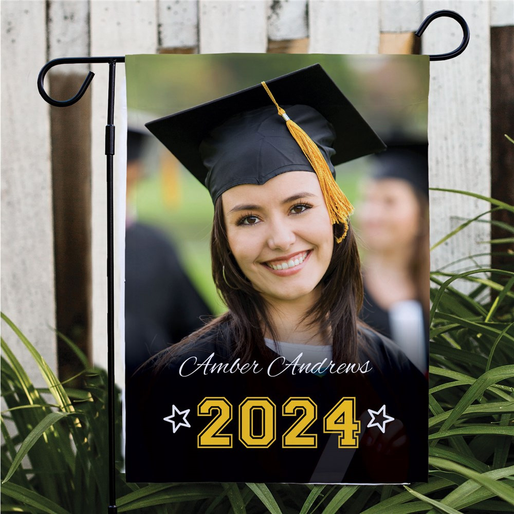 Personalized Graduation Garden Flag SUB0042X-2