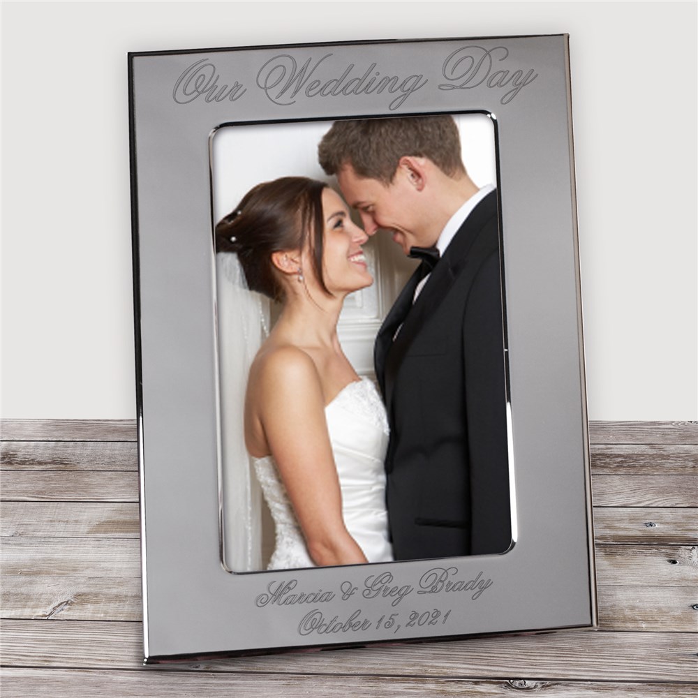 Personalized Graduation Beveled Glass Frame - Silver 85xxx8SL