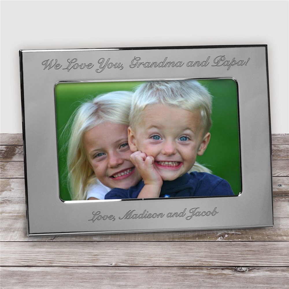 Personalized Graduation Beveled Glass Frame - Silver 85xxx8SL