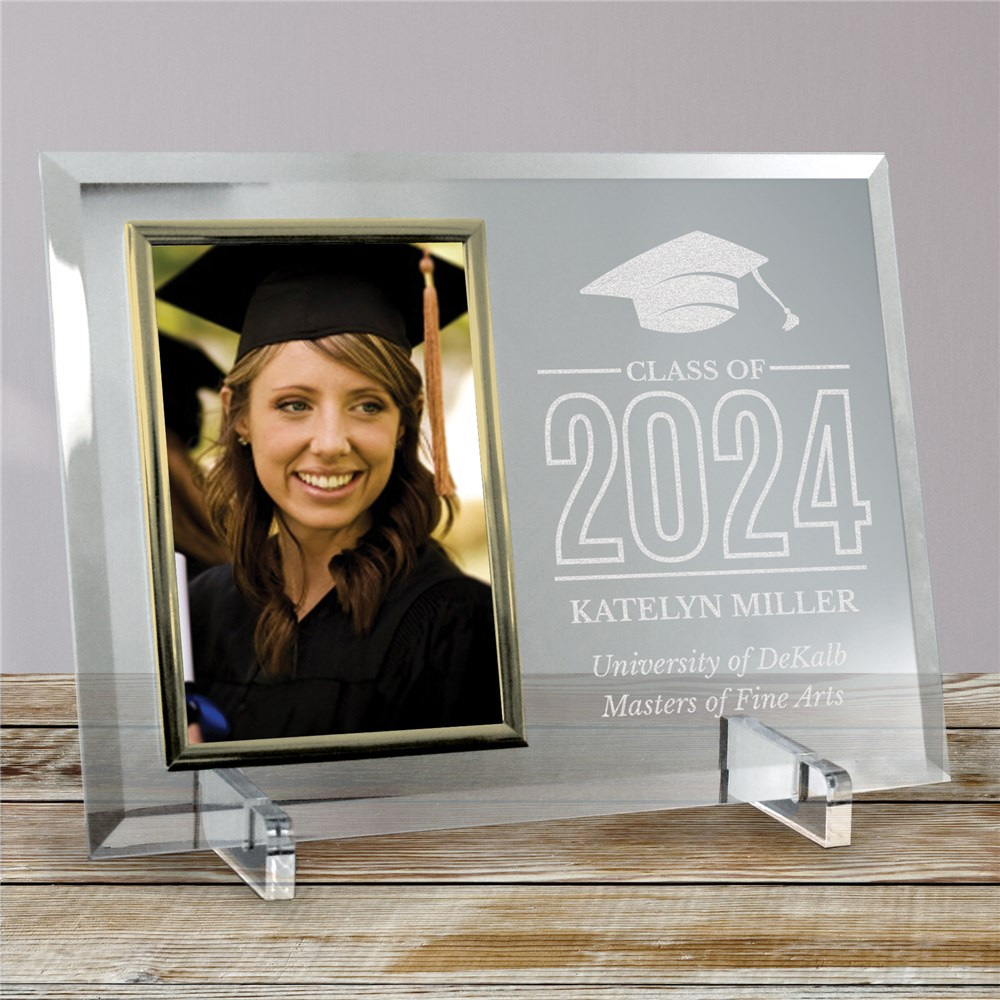 Personalized Graduation Beveled Glass Frame 85xxx8x-1