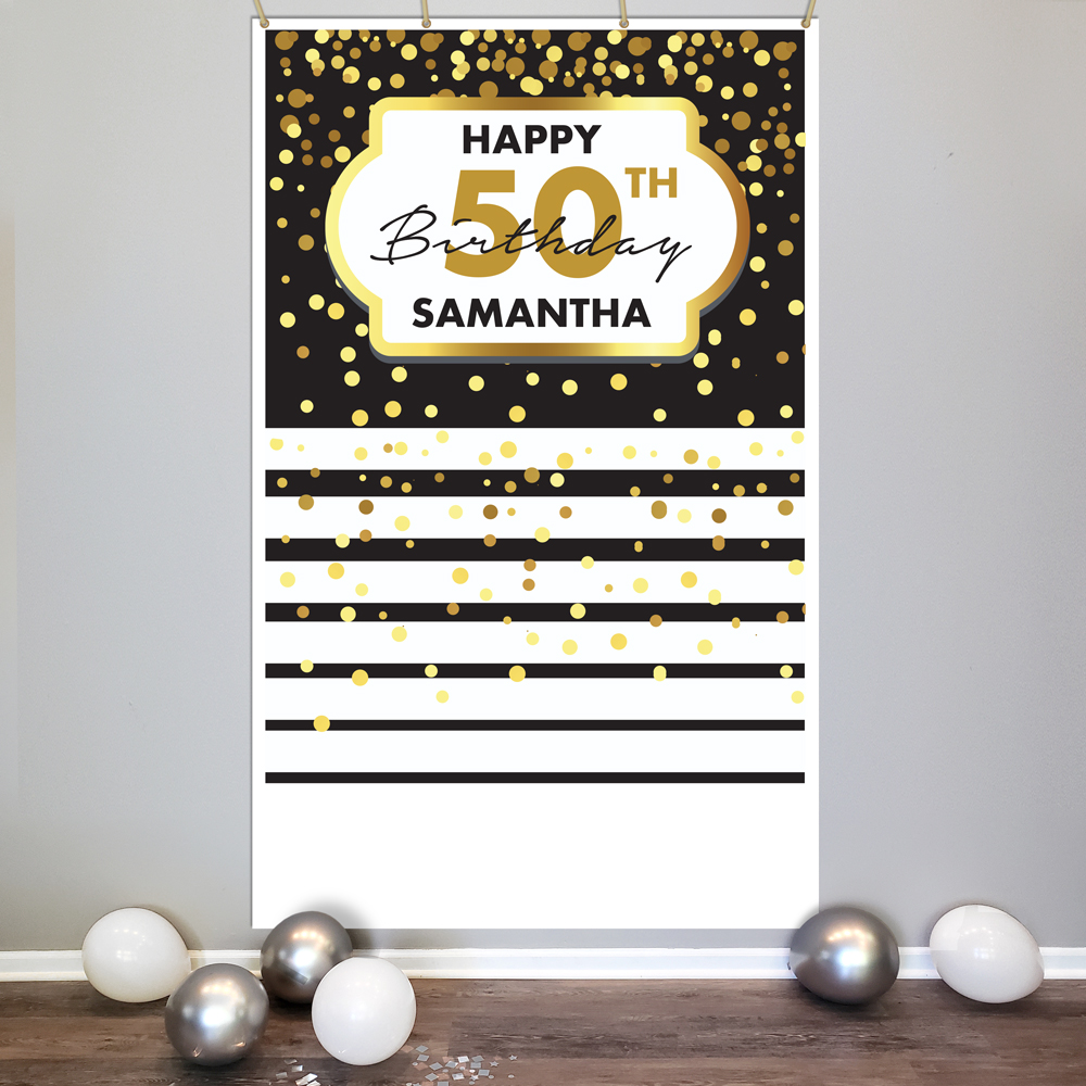 Personalized Birthday Backdrop 91xxx17-B