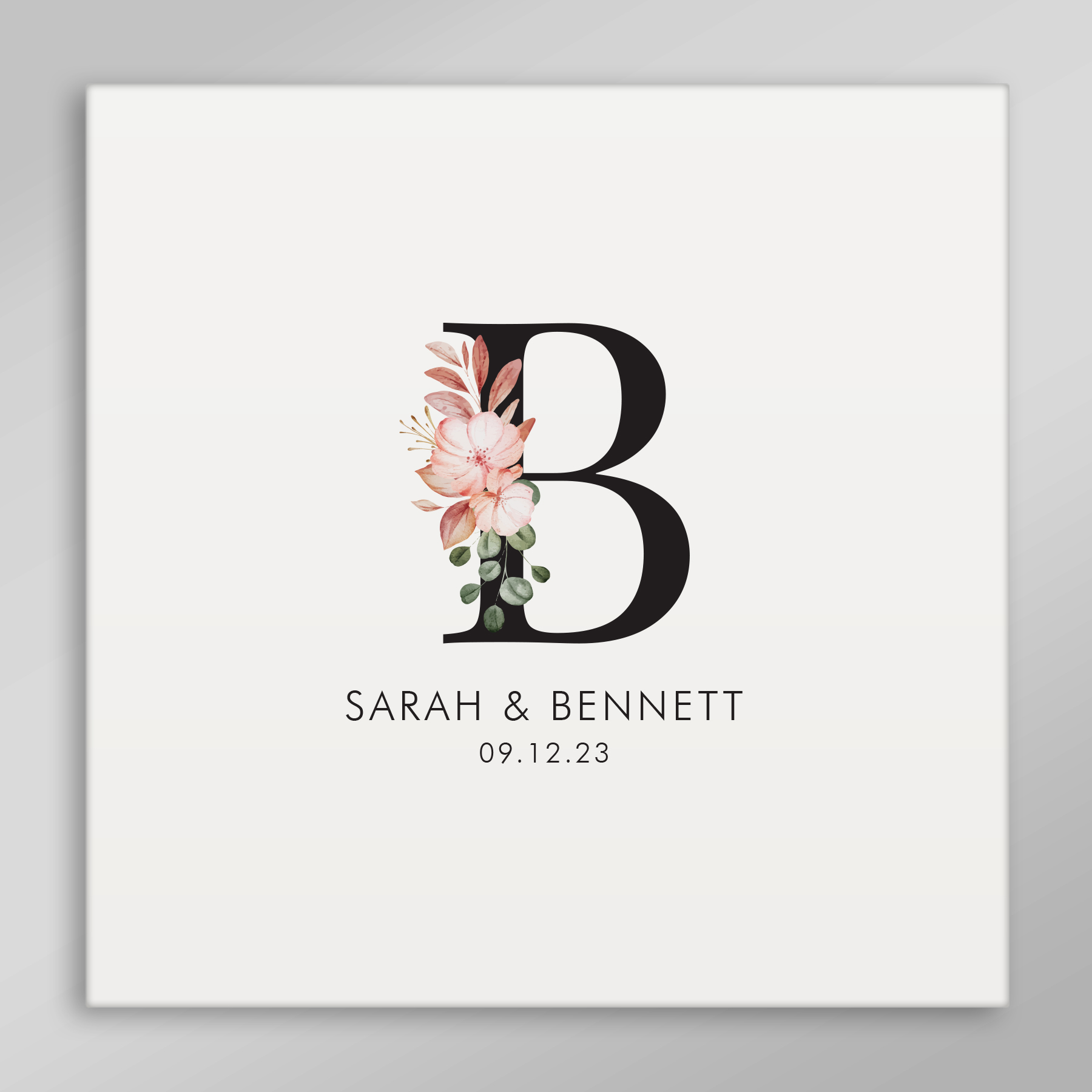 Personalized Wedding Canvas Alternative Guest Book 91xxx4WE
