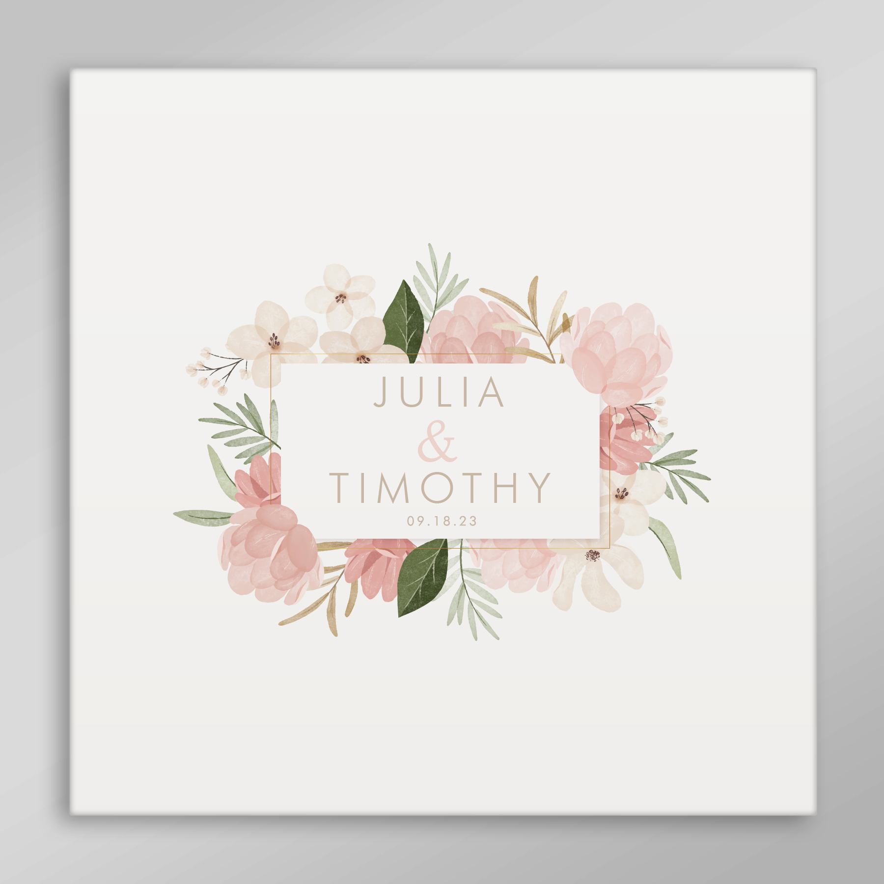 Floral Wedding Canvas 91xxx4SF