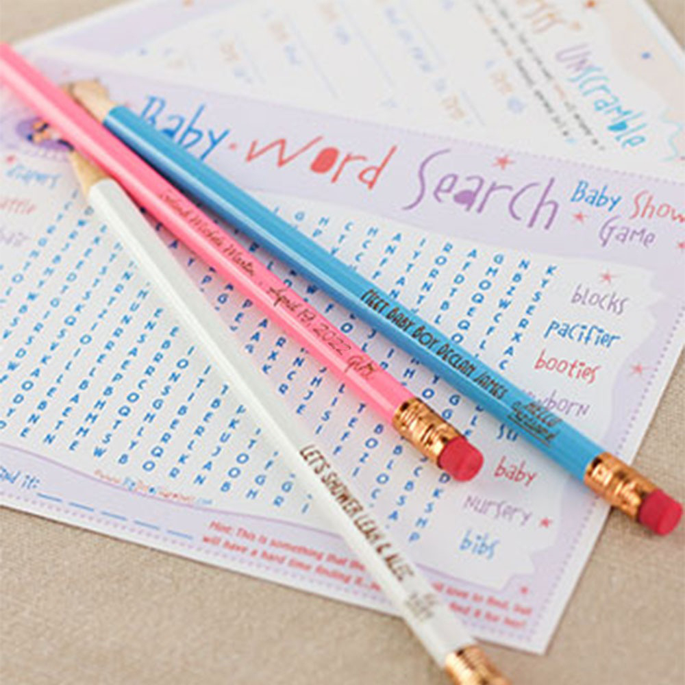 Personalized Baby Shower Pencils 9343