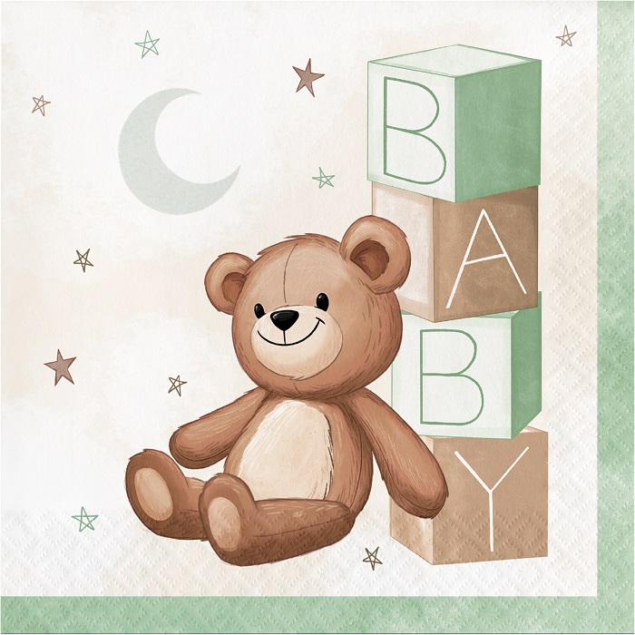 Can Bearly Wait Napkins - Luncheon 13555