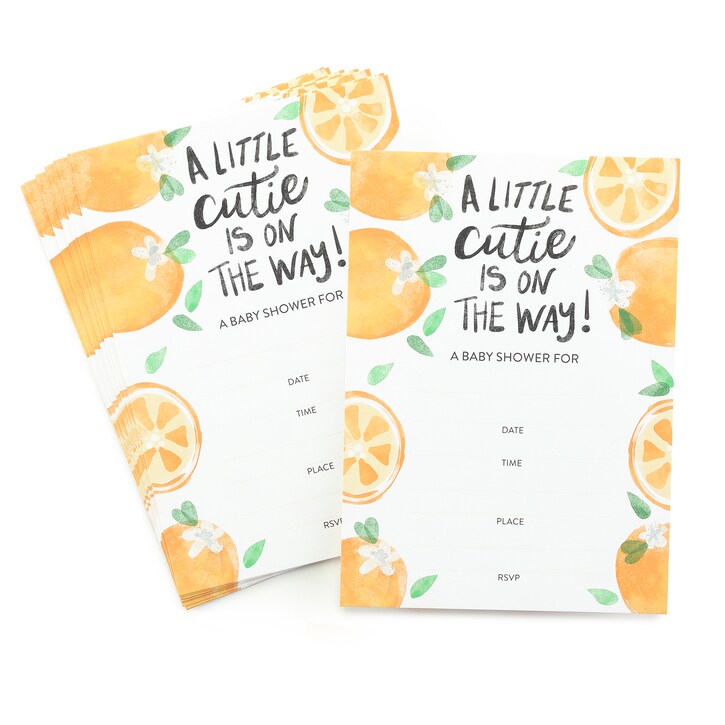 Little Cutie Baby Shower Invitations 13184