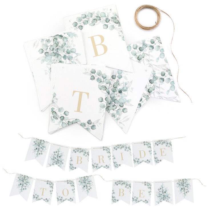 Greenery Bridal Shower Banner 13201