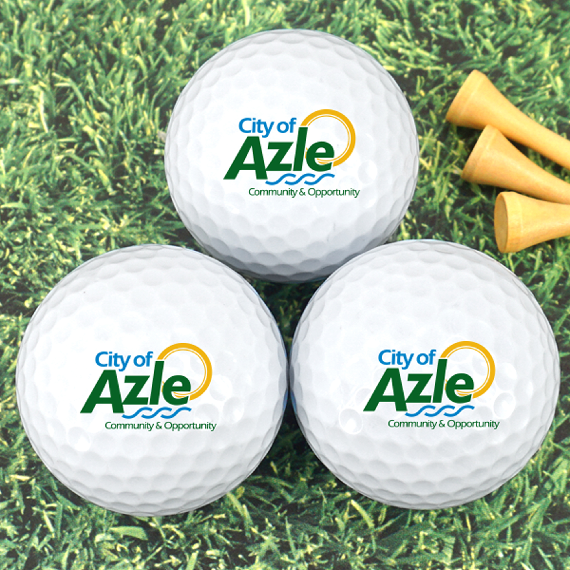 Corporate Logo Golf Balls 13308