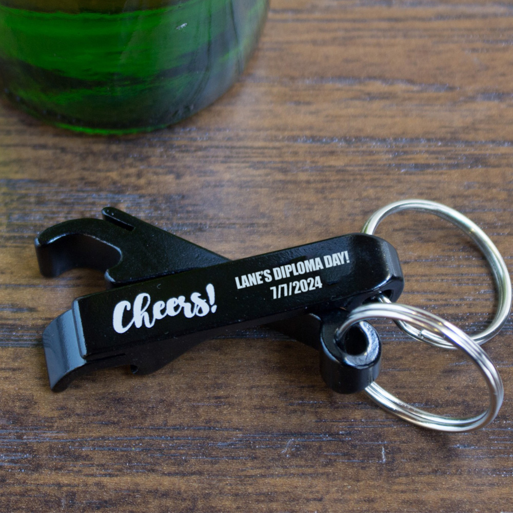 Personalized Aluminum Keychain Bottle Opener 10104