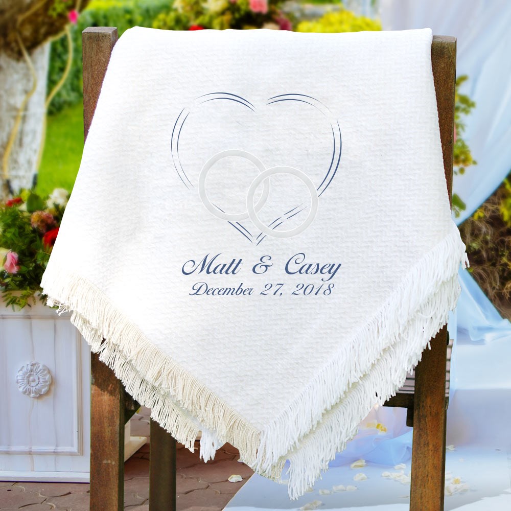 Graduate Embroidered Sherpa Blanket EMB0321X