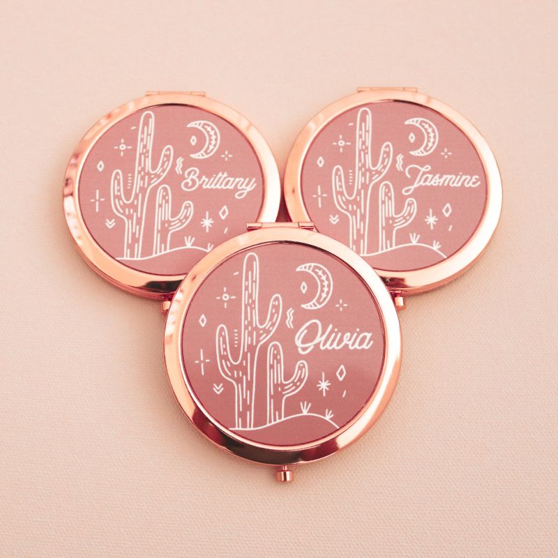 Personalized Desert Compact Mirror 13339