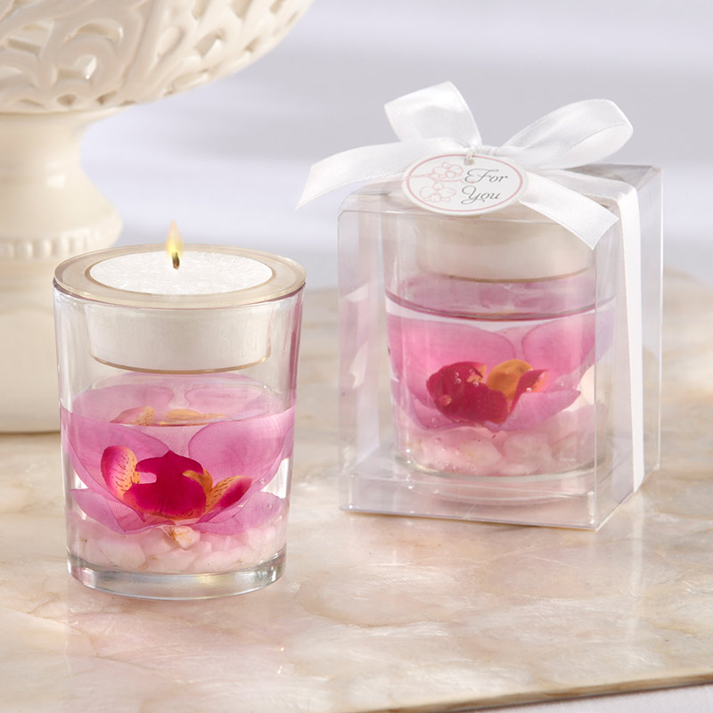 Elegant Orchid Tea Light Holder 12820