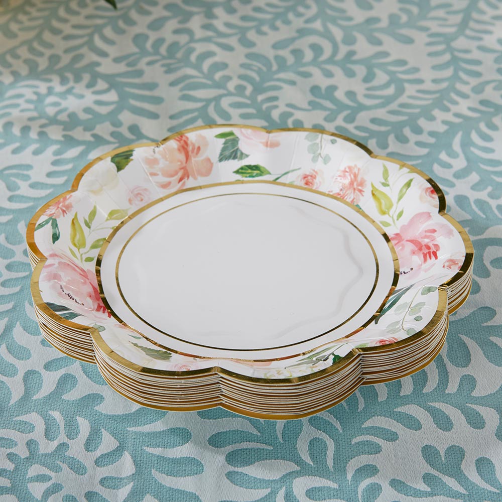 Floral 7 in. Paper Plates