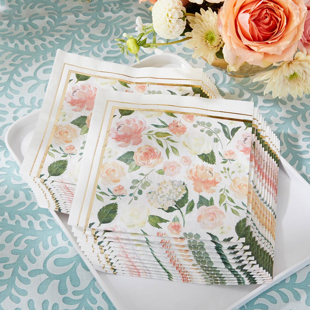 Floral Paper Napkins