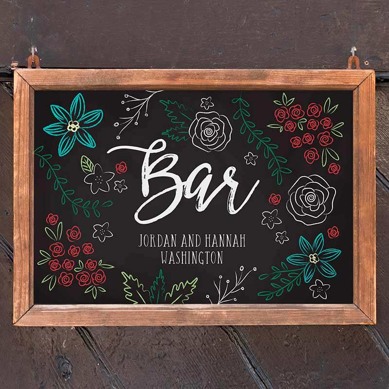 Personalized Chalkboard Sign 13443