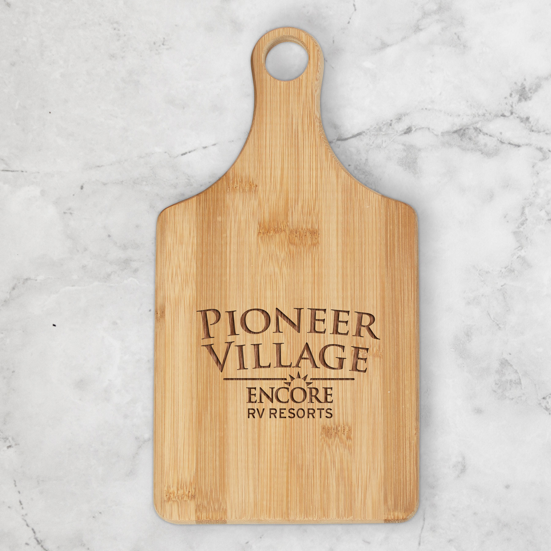 Custom Logo Bamboo Paddle Cutting Board Lxxx188C