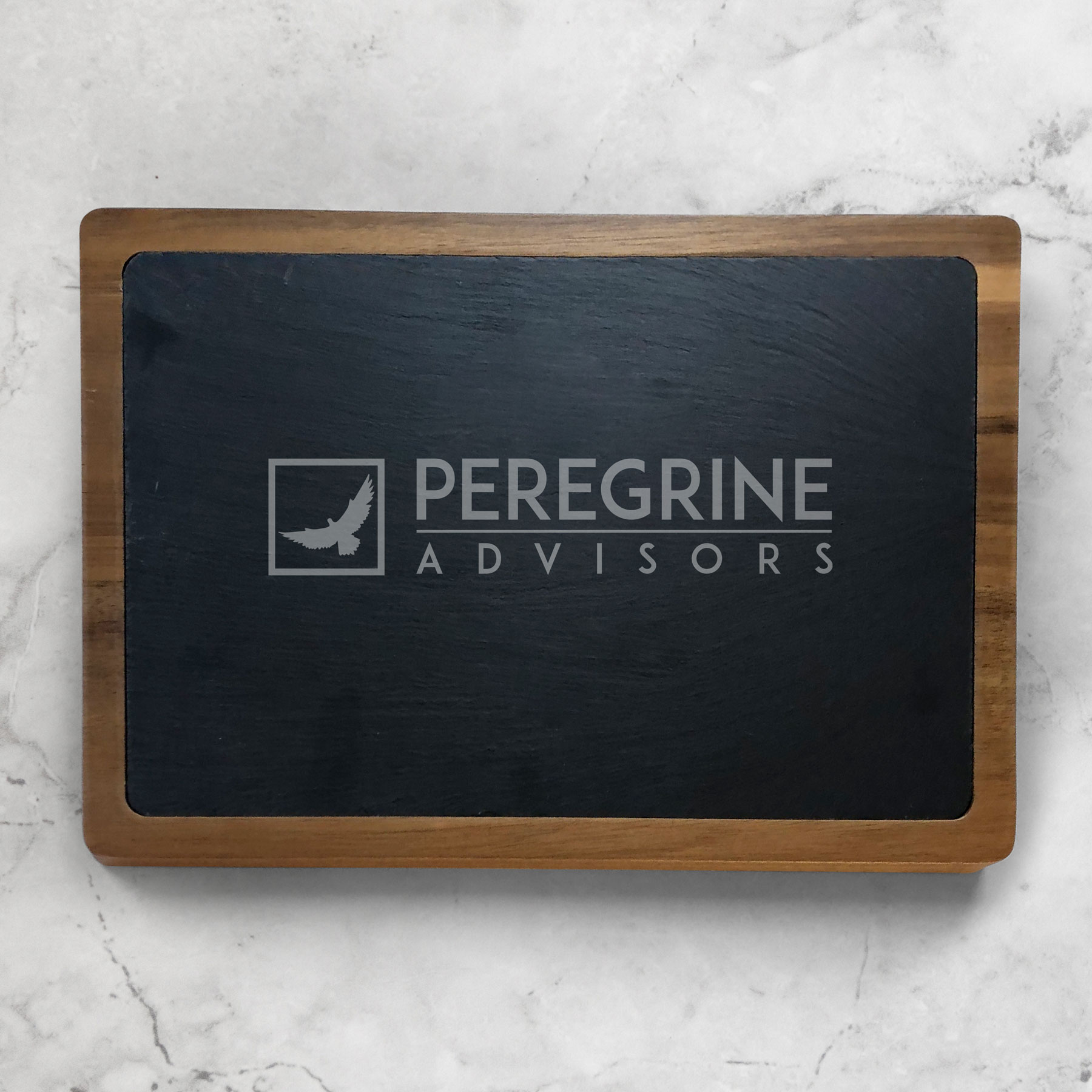 Custom Logo Acacia Wood & Slate Cutting Board Lxxx328C