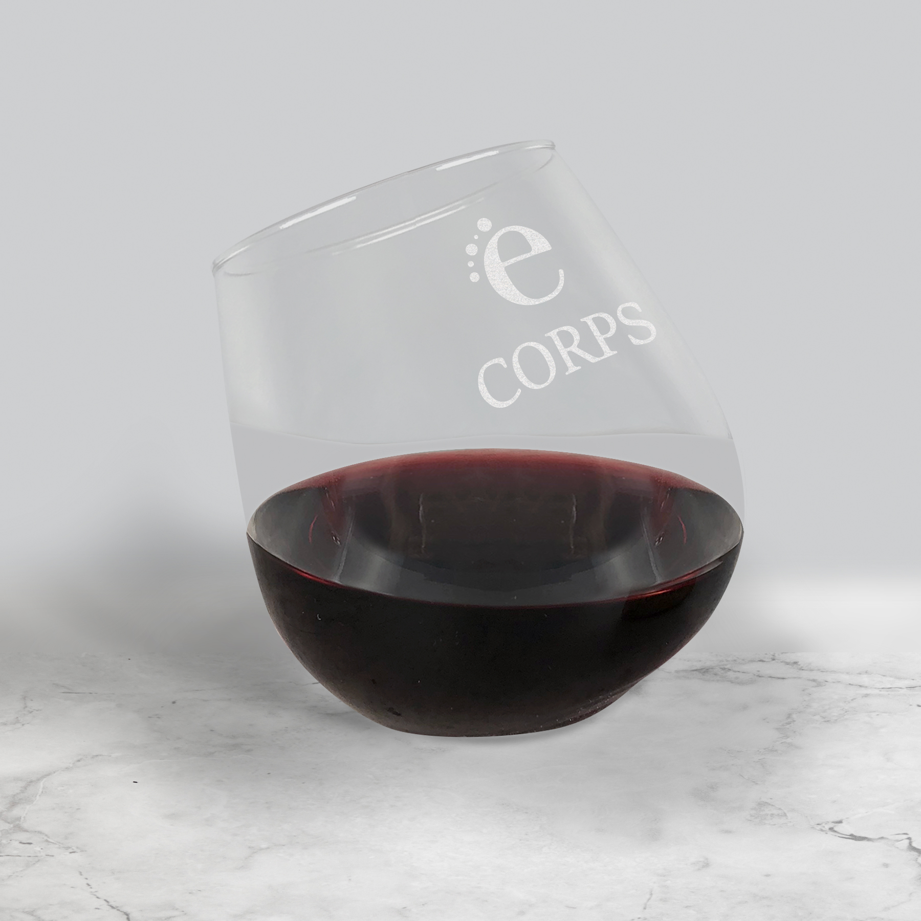 Custom Logo Tipsy Wine Glasses Lxxx344C