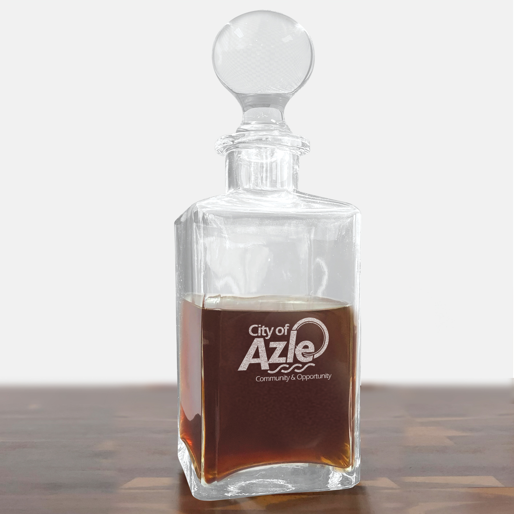 Corporate Logo 32 oz Decanter Lxxx387C