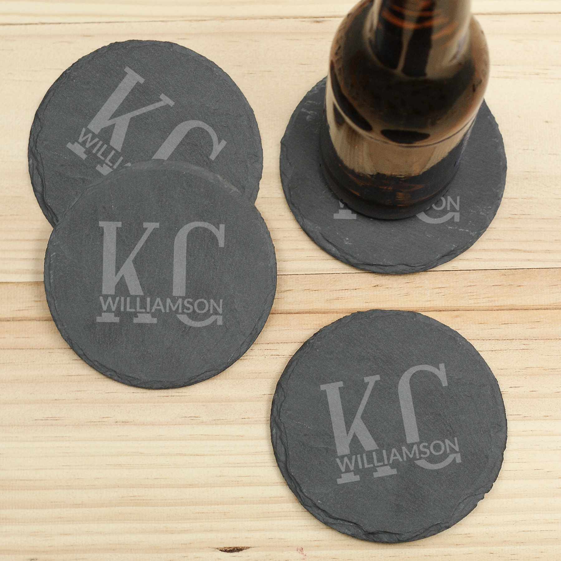 Personalized Slate Coaster- Set of 4 Lxxx153