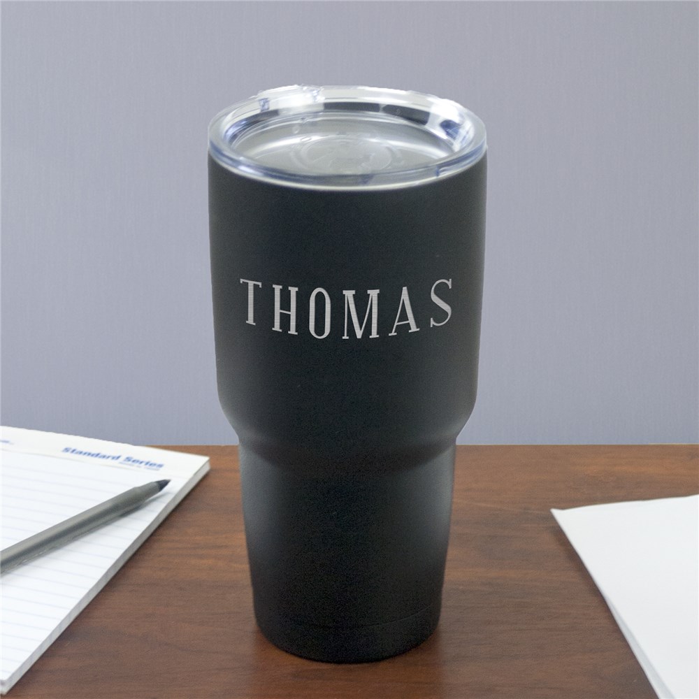 Engraved Matte Black Tumbler 30 oz. Lxxx199