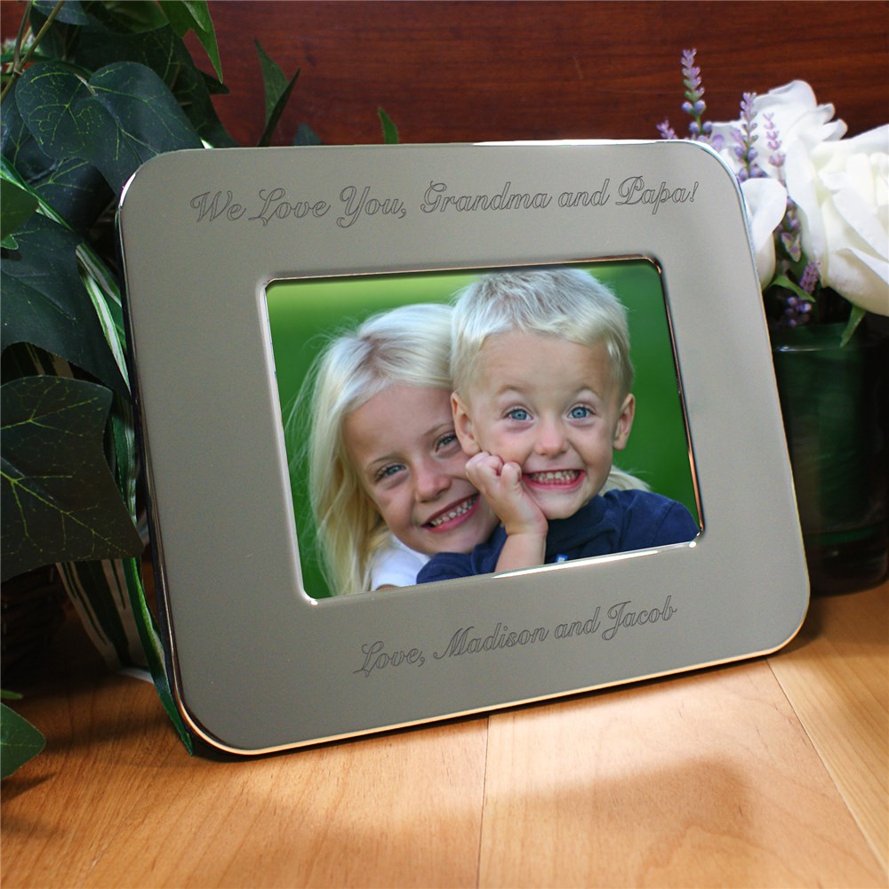 Personalized Graduation Beveled Glass Frame - Silver 85xxx8SL