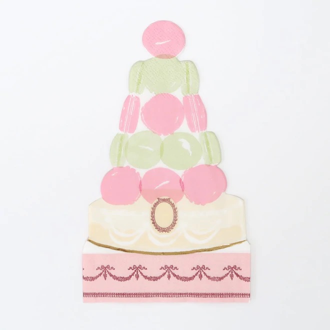 Ladurée Paris Macaron Pyramid Napkins 13117