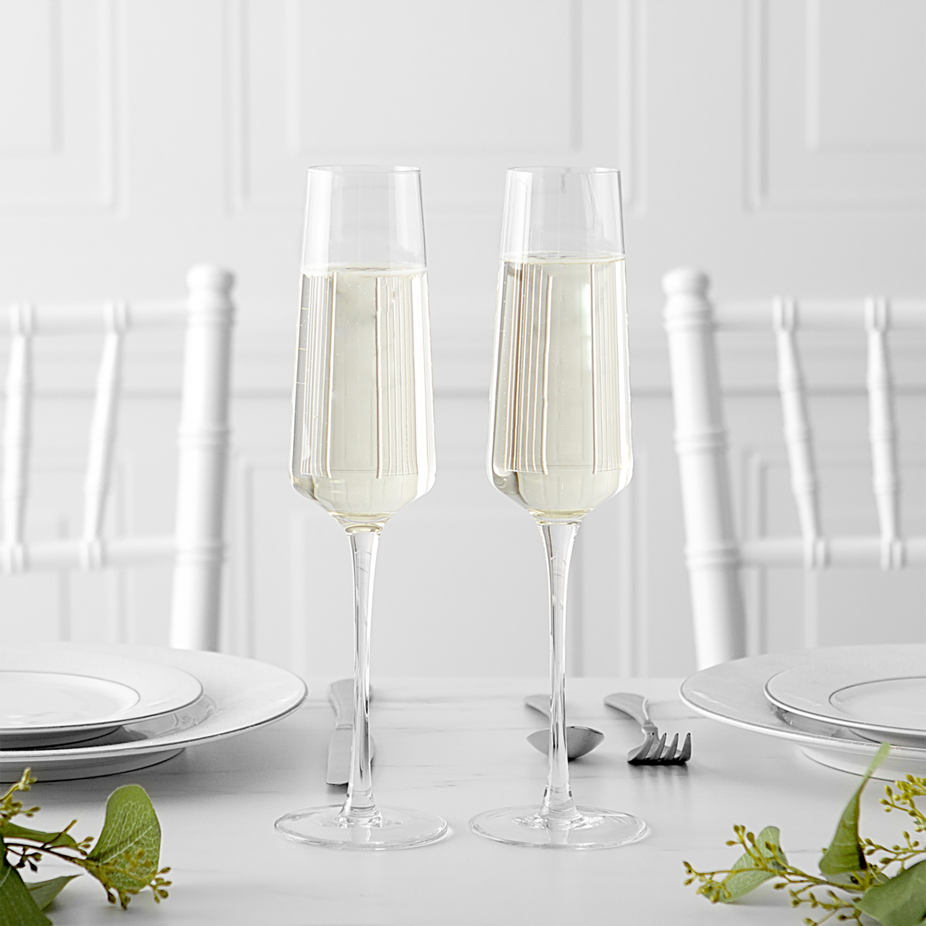 Champagne Estate Glasses 1208