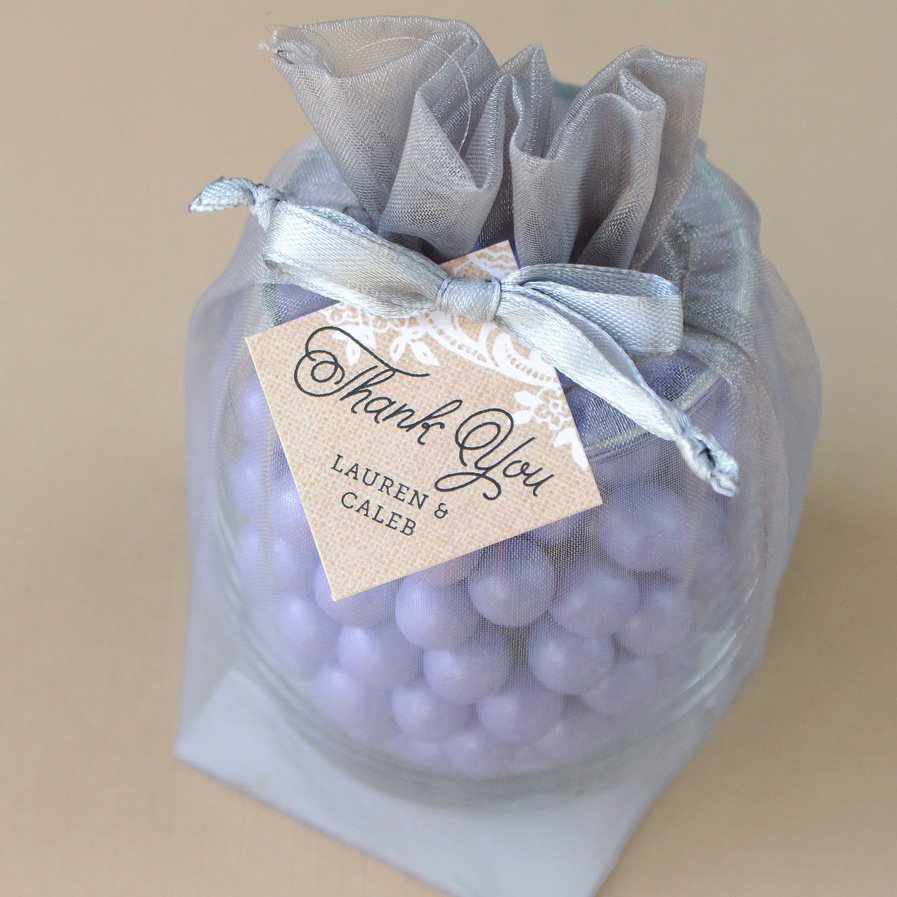 Personalized Diamond Wedding Tags