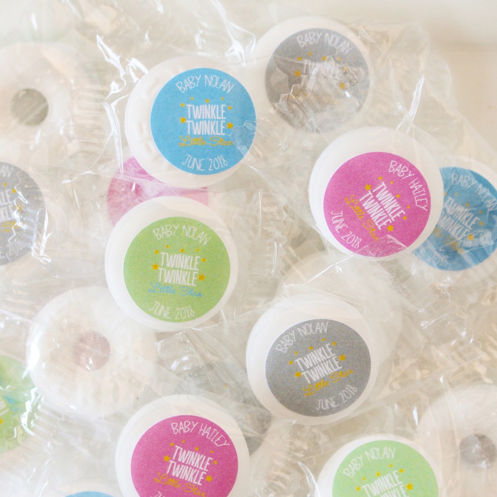 Personalized Twinkle Twinkle Life Saver Candies