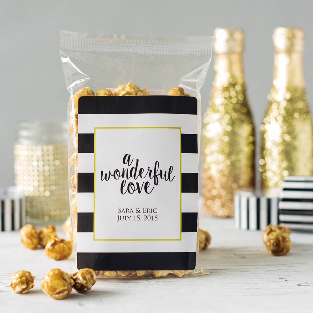 Personalized A Wonderful Love Caramel Popcorn