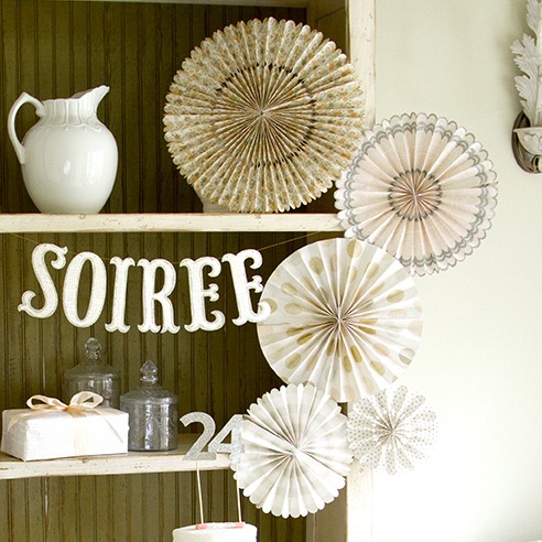 Vintage Pinwheel Decorations