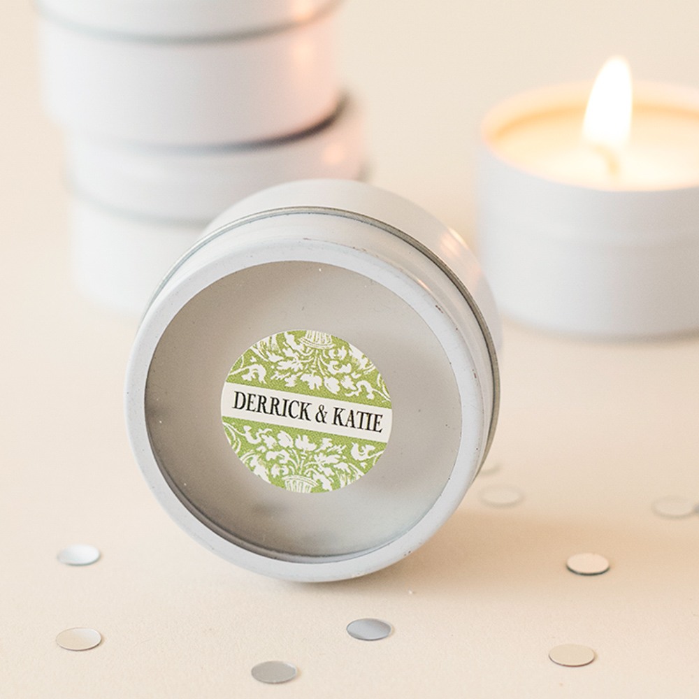 Personalized Round Wedding Labels