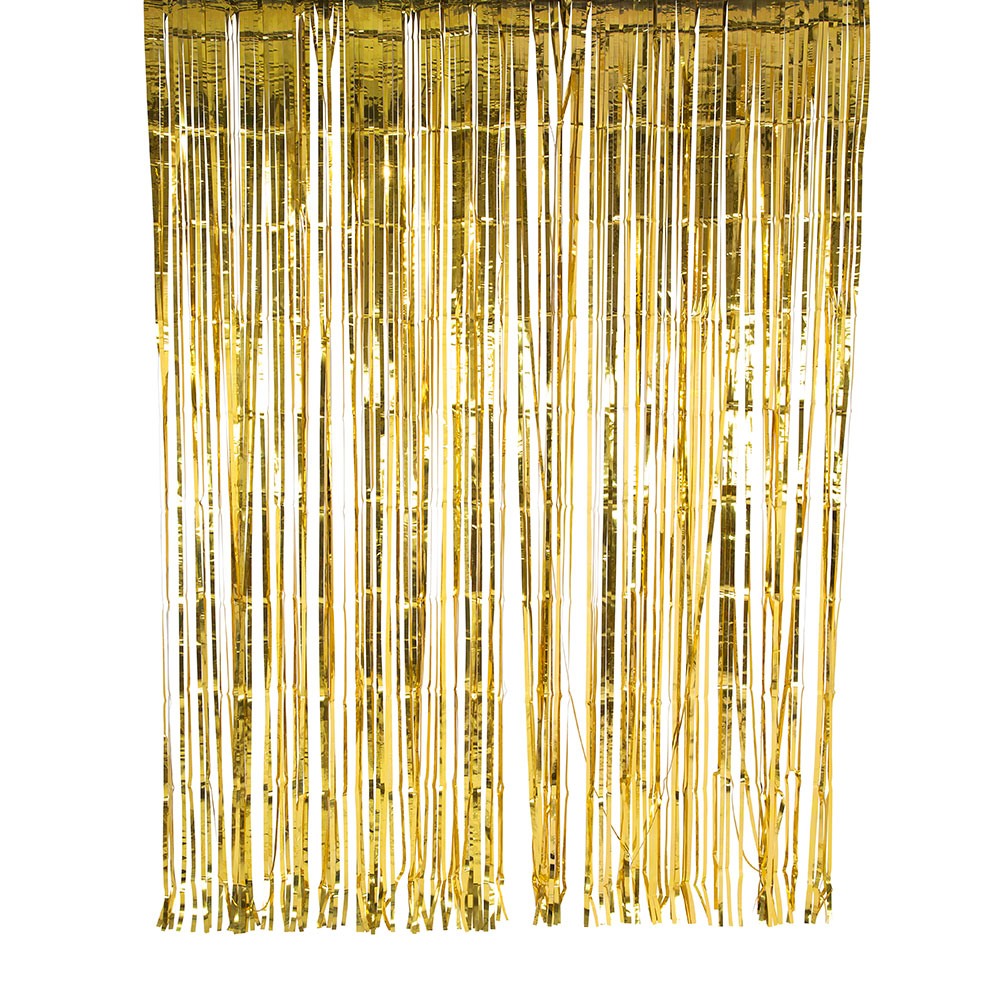 Metallic Foil Curtain 8869