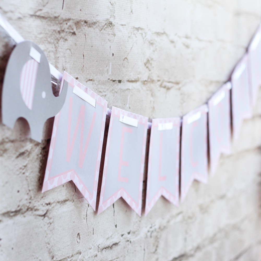 Little Peanut Baby Shower Banner 8991