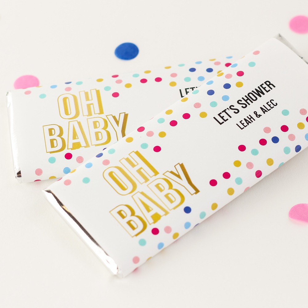 Personalized Baby Shower Hershey'S Chocolate Bars 2519