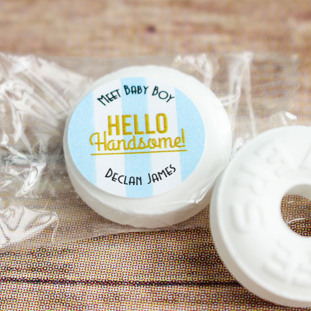 Personalized Hello Handsome Life Saver Candies