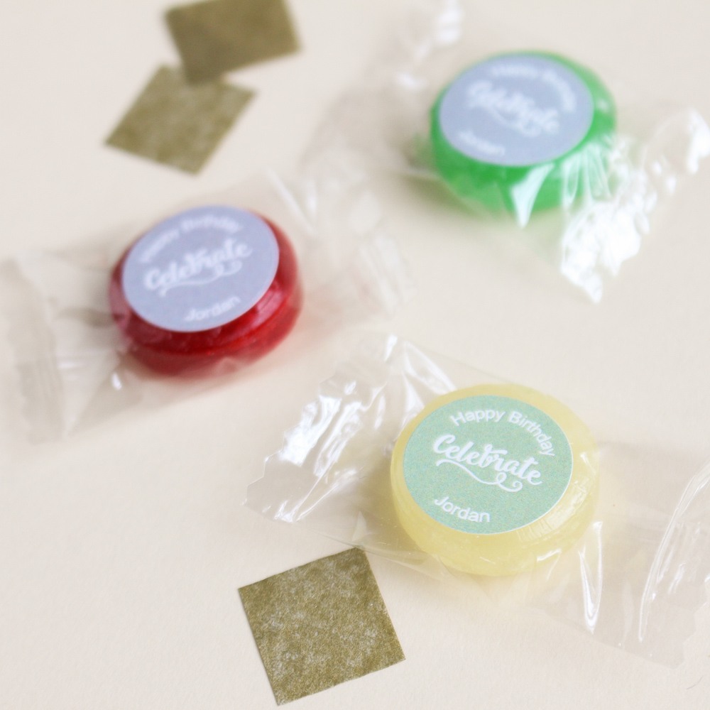 Personalized Celebrate Birthday Life Savers